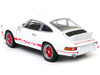 Porsche 911 Carrera RS 2.7 White Red Stripes NEX Models 1/24 Diecast Model Car Welly 24086