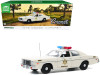 1975 Dodge Coronet Cream Hazzard County Sheriff 1/18 Diecast Model Car Greenlight 19092