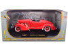 1935 Auburn Speedster Coral Red 1/32 Diecast Model Car Signature Models 32439
