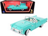 1955 Ford Thunderbird Convertible Turquoise 1/18 Diecast Model Car Road Signature 92068