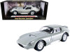 1965 Shelby Cobra Daytona Coupe Silver Metallic 1/18 Diecast Model Car Shelby Collectibles SC132