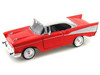 1957 Chevrolet Bel Air Red 1/24 Diecast Model Car Motormax 73228
