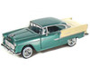 1955 Chevrolet Bel Air Green 1/24 Diecast Model Car Motormax 73229