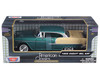 1955 Chevrolet Bel Air Green 1/24 Diecast Model Car Motormax 73229
