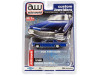 1970 Chevrolet Impala Sport Coupe Blue Metallic Custom Lowriders Limited Edition 4800 pieces Worldwide 1/64 Diecast Model Car Auto World CP7666