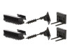 Set of 2 pieces CAT Caterpillar 272D2 Skid Steer Loader CAT Caterpillar 297D2 Compact Track Loader Accessories 1/64 Diecast Models Diecast Masters 85693