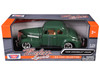 1939 Chevrolet Coupe Green 1/24 Diecast Model Car Motormax 73247