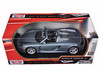 Porsche Carrera GT Silver with Black Interior 1/18 Diecast Model Car Motormax 73163