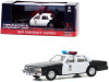 1987 Chevrolet Caprice Metropolitan Police Black White Terminator 2 Judgment Day 1991 Movie 1/43 Diecast Model Car Greenlight 86582