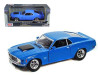 1970 Ford Mustang Boss 429 Blue 1/24 Diecast Model Car Motormax
73303