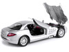 Mercedes Mclaren SLR Silver 1/24 Diecast Model Car Motormax 73306