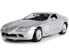 Mercedes Mclaren SLR Silver 1/24 Diecast Model Car Motormax 73306