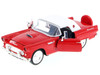 1956 Ford Thunderbird Red 1/24 Diecast Car Model Motormax 73312