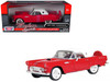 1956 Ford Thunderbird Red 1/24 Diecast Car Model Motormax 73312