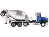 CAT Caterpillar CT660 Day Cab Tractor with McNeilus Concrete Mixer Truck Blue Metallic 1/50 Diecast Model Diecast Masters 85664