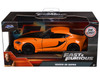 Toyota GR Supra Orange Black Stripes Fast & Furious 9 F9 2021 Movie 1/32 Diecast Model Car Jada 32016
