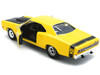 1969 Dodge Coronet Super Bee Yellow 1/24 Diecast Car Model Motormax 73315