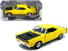 1969 Dodge Coronet Super Bee Yellow 1/24 Diecast Car Model Motormax 73315