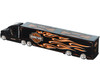Harley Davidson Custom Hauler Trailer Black 1/64 Diecast Model Maisto 11516