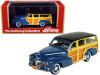 1948 Chevrolet Fleetmaster Woodie Station Wagon Como Blue Black Top Limited Edition 240 pieces Worldwide 1/43 Model Car Goldvarg Collection GC-045 A