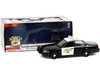2008 Ford Crown Victoria Police Interceptor Black White CHP California Highway Patrol Hot Pursuit Series 1/24 Diecast Model Car Greenlight 85523
