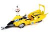 Shooting Star #9 Yellow Racer X Figurine Speed Racer Anime Series 1/18 Diecast Model Car Auto World AWSS125 Shooting Star #9 Yellow Racer X Figurine Speed Racer Anime Series 1/18 Diecast Model Car Auto World AWSS125