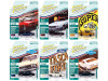 Muscle Cars USA 2021 Set B of 6 Cars Release 1 1/64 Diecast Model Cars Johnny Lightning JLMC025 B