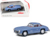 Mercedes Benz 300 SL Blue Red Interior 1/64 Diecast Model Car Schuco 452027600