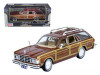 1979 Chrysler Lebaron Town and Country Burgundy 1/24 Diecast Model Car Motormax 73331