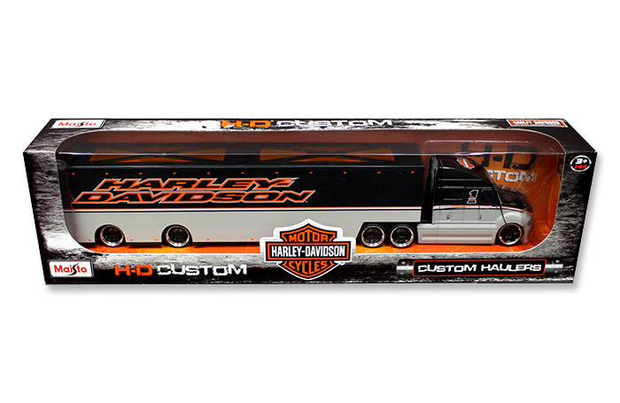 Harley Davidson Custom Hauler Trailer Grey with Graphics 1/64 Diecast Model Maisto
11516