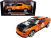 2008 Ford Shelby Mustang #08 Terlingua Orange Black Shelby Collectibles Legend Series 1/18 Diecast Model Car Shelby Collectibles SC297