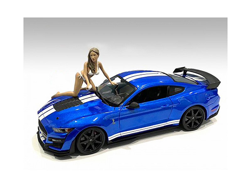 Jenny Bikini Car Wash Girl Figurine 1/18 Scale Models American Diorama 76263