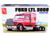 Skill 3 Model Kit Ford LTL 9000 Semi Tractor 1/24 Scale Model AMT AMT1238