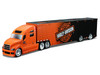 Harley Davidson Custom Hauler Trailer Orange 1/64 Diecast Model  Maisto 11516