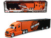 Harley Davidson Custom Hauler Trailer Orange 1/64 Diecast Model  Maisto 11516