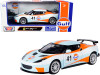 Lotus Evora GT4 #41 Gulf Oil Light Blue White Orange Stripes 1/24 Diecast Model Car Motormax 79660