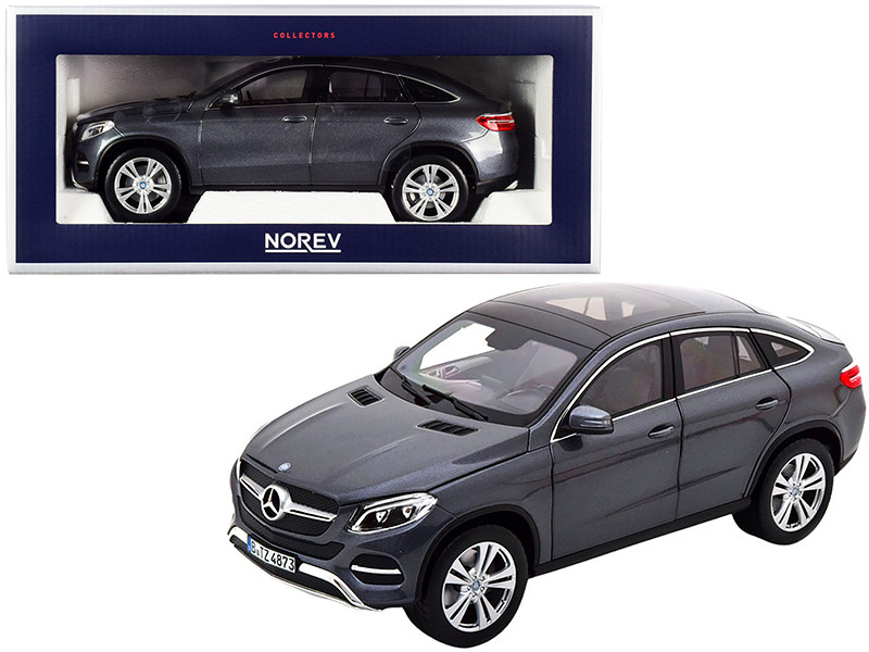 2015 Mercedes Benz GLE Coupe Dark Gray Metallic 1/18 Diecast Model Car by Norev