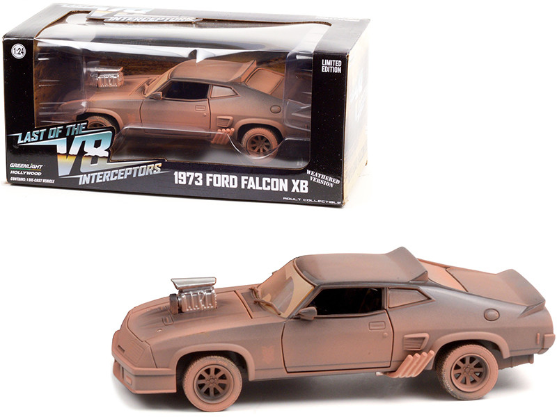 1973 Ford Falcon XB Weathered Version Last of the V8 Interceptors 1979 Movie 1/24 Diecast Model Car Greenlight 84052