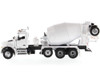 Kenworth T880 SFFA McNeilus Bridgemaster Concrete Mixer White Transport Series 1/50 Diecast Model Diecast Masters 71081