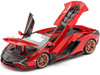 Lamborghini Sian FKP 37 Red Copper Wheels 1/18 Diecast Model Car Bburago 11046