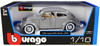 1955 Volkswagen Kafer Beetle Gray 1/18 Diecast Model Car Bburago 12029