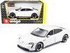 Porsche Taycan Turbo S White 1/24 Diecast Model Car Bburago 21098