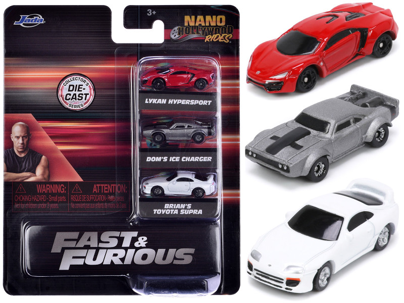 Fast & Furious 25th Anniversary 3 piece Set #1 Nano Hollywood