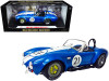 Shelby Cobra 427 S/C #21 Blue Metallic White Stripes 1/18 Diecast Model Car Shelby Collectibles SC112