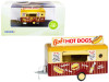 Bob's Hot Dogs Mobile Food Trailer 1/87 HO Scale Diecast Model Oxford Diecast 87TR001