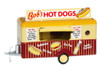 Bob's Hot Dogs Mobile Food Trailer 1/87 HO Scale Diecast Model Oxford Diecast 87TR001