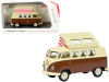 Volkswagen T1 Camper Bus Pop-Top Roof Brown Cream 1/64 Diecast Model Schuco 452026600