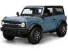 2021 Ford Bronco Badlands Blue Black Top Special Edition 1/24 Diecast Model Car Maisto 31530