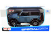 2021 Ford Bronco Badlands Blue Black Top Special Edition 1/24 Diecast Model Car Maisto 31530
