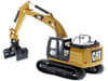 CAT Caterpillar 320F L Hydraulic Tracked Excavator 5 Work Tools Play & Collect! 1/64 Diecast Model Diecast Masters 85636
